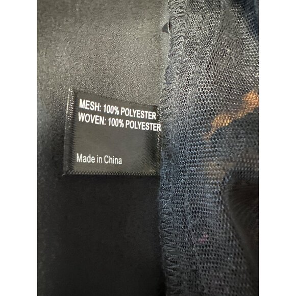 Lane Bryant Womens Black Sequin Embellished Blouse Size 16 - Picture 5 of 8